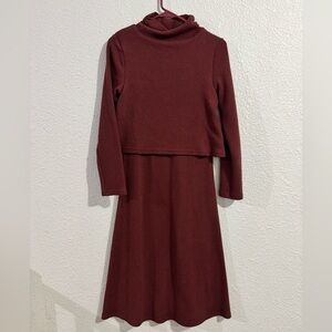 Dainty Jewells Burgundy Casual Dress